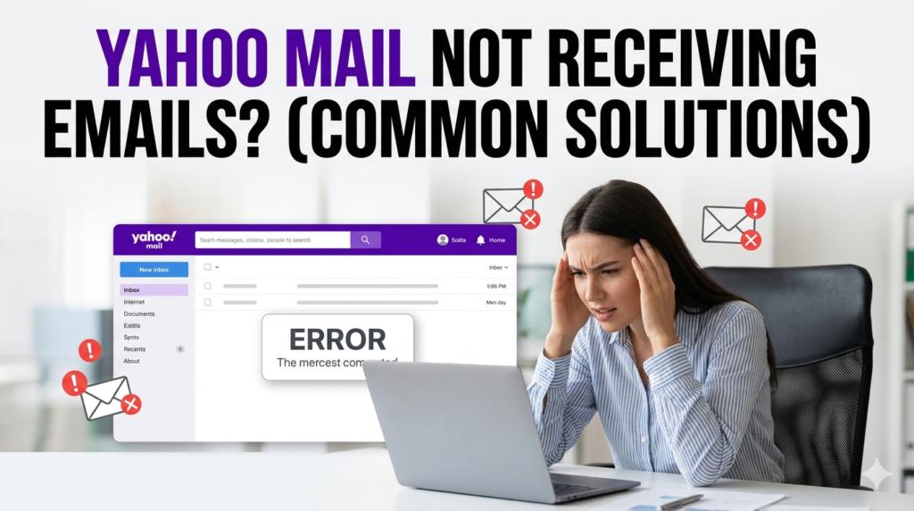 Yahoo Mail Not Receiving Emails